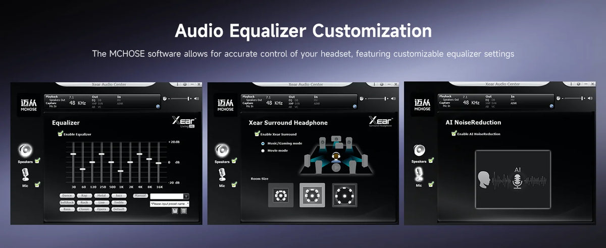 Wireless Gaming Headset – 7.1 Surround