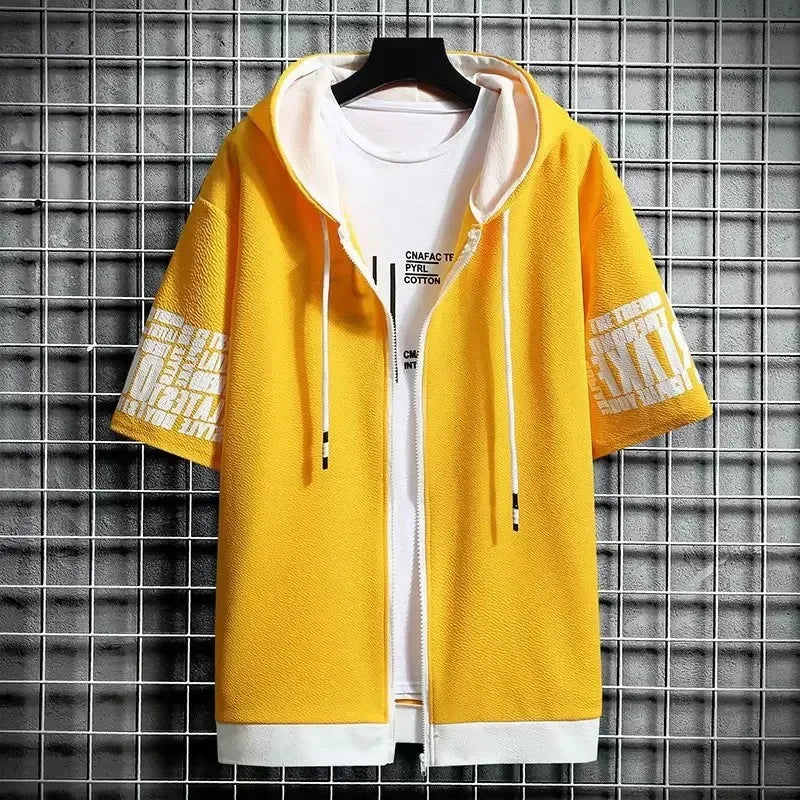 Men's Cartoon Zip Hoodie – Summer