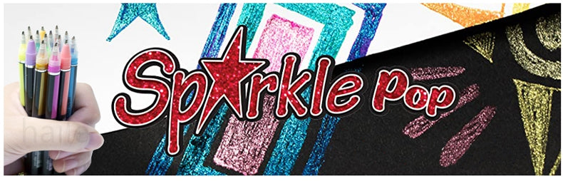 Kissbuty Glitter, Metallic, Pastel & Highlighter Gel Pens – 1.0mm Coloring Pens with Refills for Journaling, Art & Adult Colo