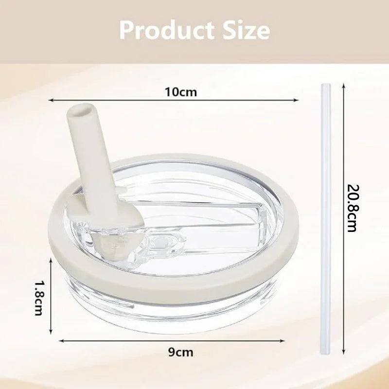 Replacement Lid & Straw Set for Stanley Quencher Tumbler