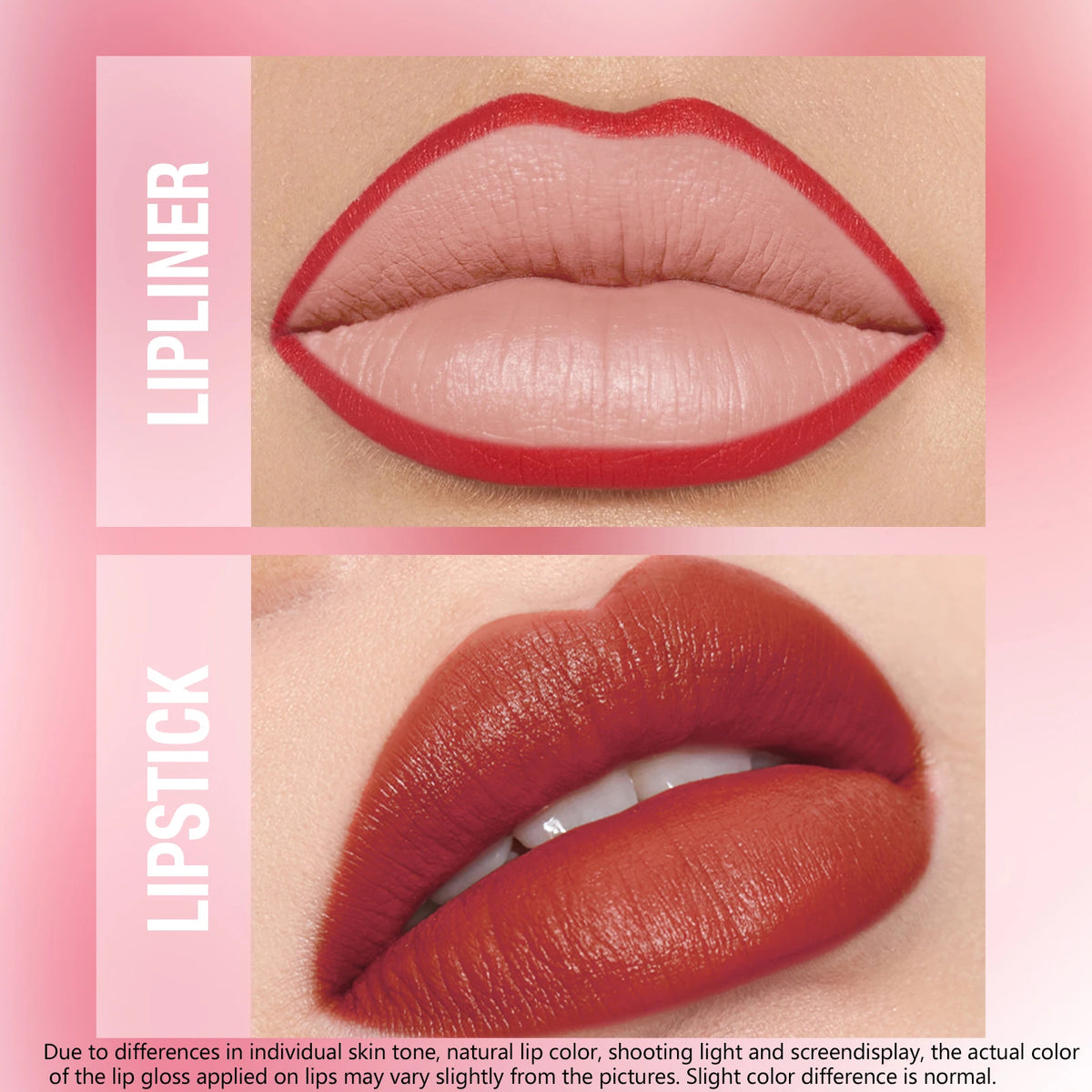 2-in-1 Waterproof Lipliner & Lipstick Pen – Long-Lasting Velvet Lip Color
