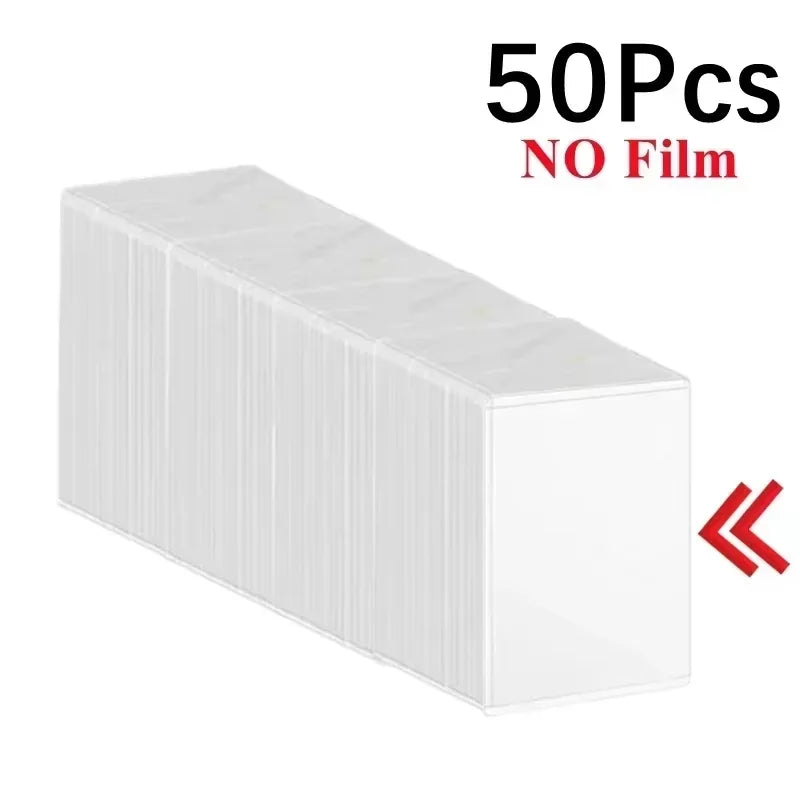 Clear Photocard Sleeves – Acid-Free PVC Transparent Card Protectors for K-Pop, Trading Cards & Game Cards (10, 25 or 50-Pack)