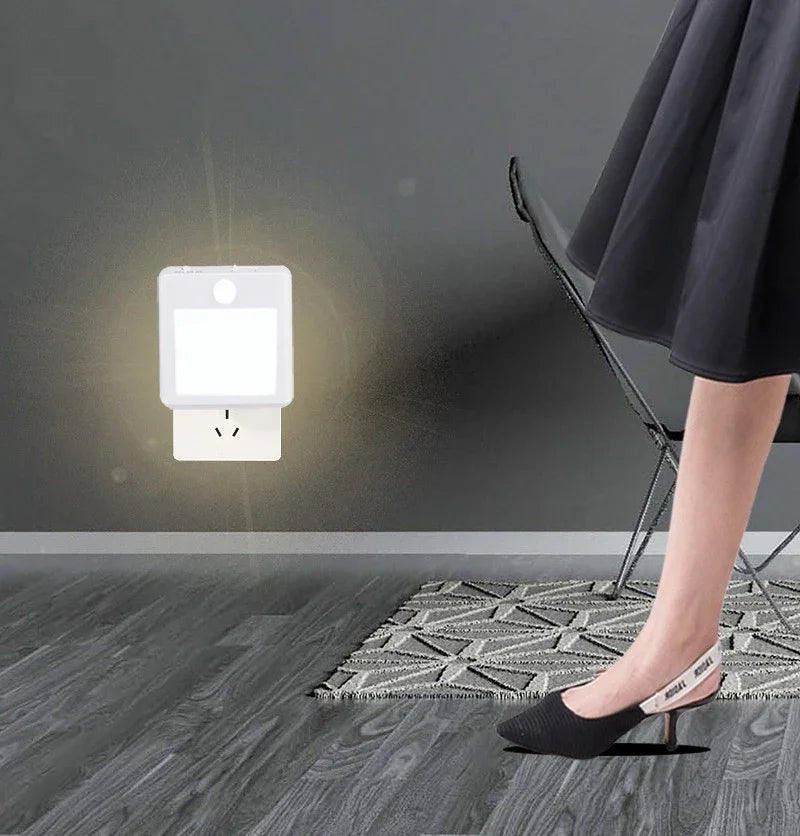 Motion Sensor LED Night Light – Plug-In