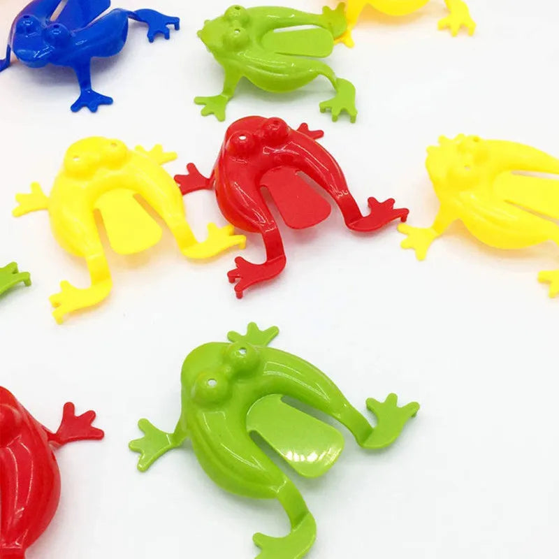 10-20Pcs Jumping Frog Bounce Fidget Toys For Novelty Assorted Stress Reliever Toys For Birthday Gift Party Favor