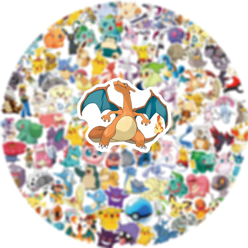 Pokémon Anime Sticker Pack – Kawaii