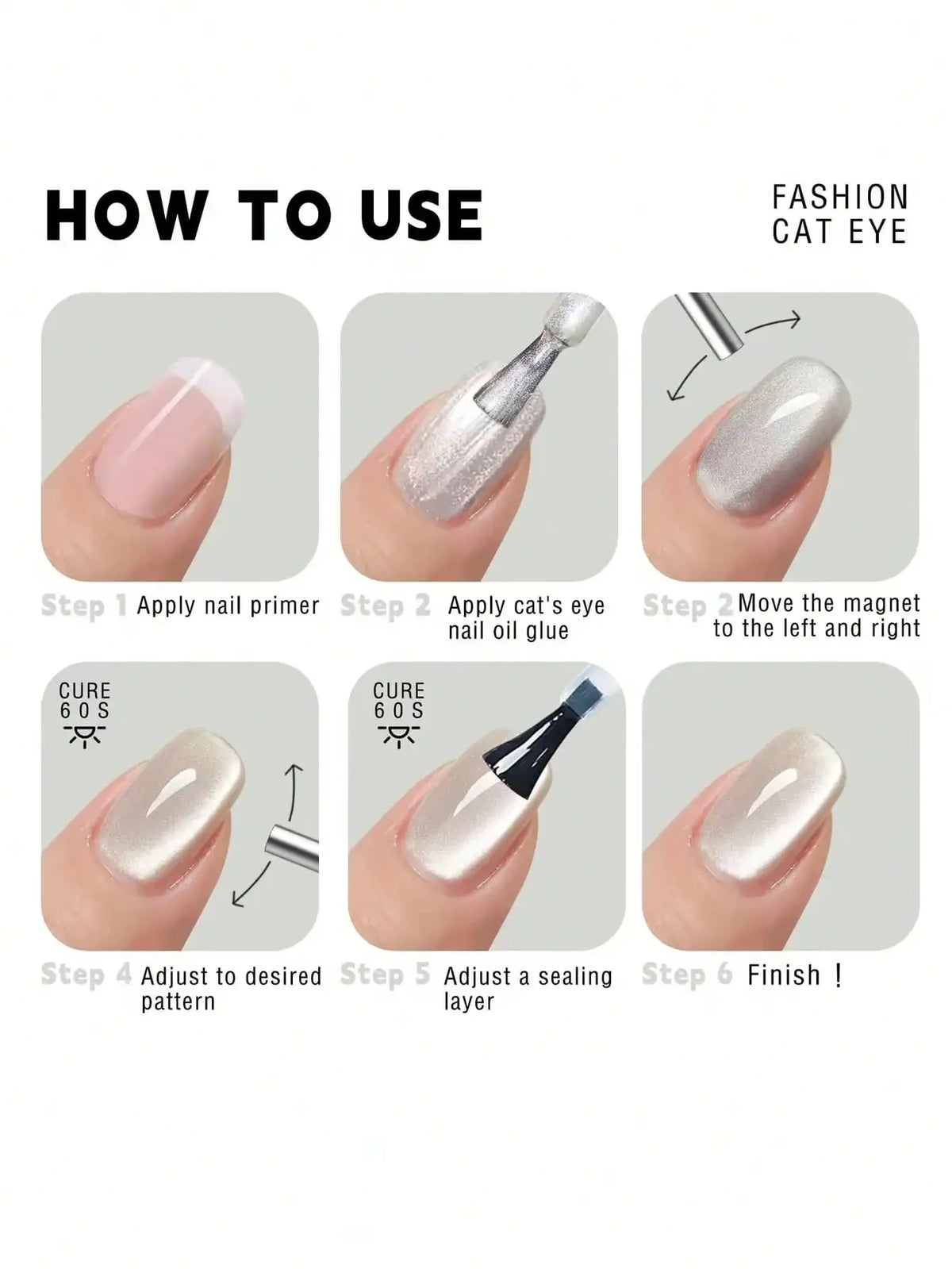 Cat Eye Gel Magnetic Nail Art Pen – 3D Manicure Magnet Stick