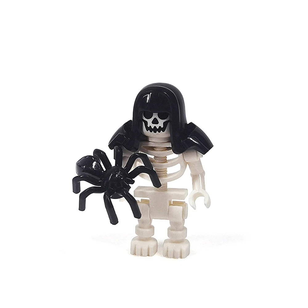 MOC Halloween Skeleton Army Mini Figure Building Blocks – DIY Toy Character & Ornament