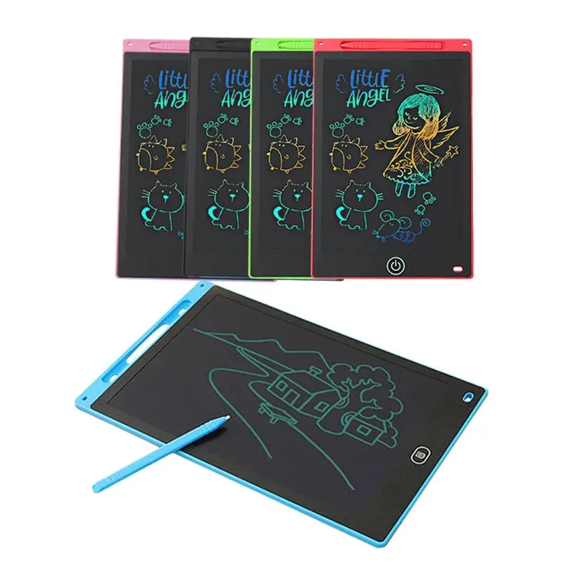 LCD Drawing Tablet for Kids – Rechargeable Erasable Board with Pen