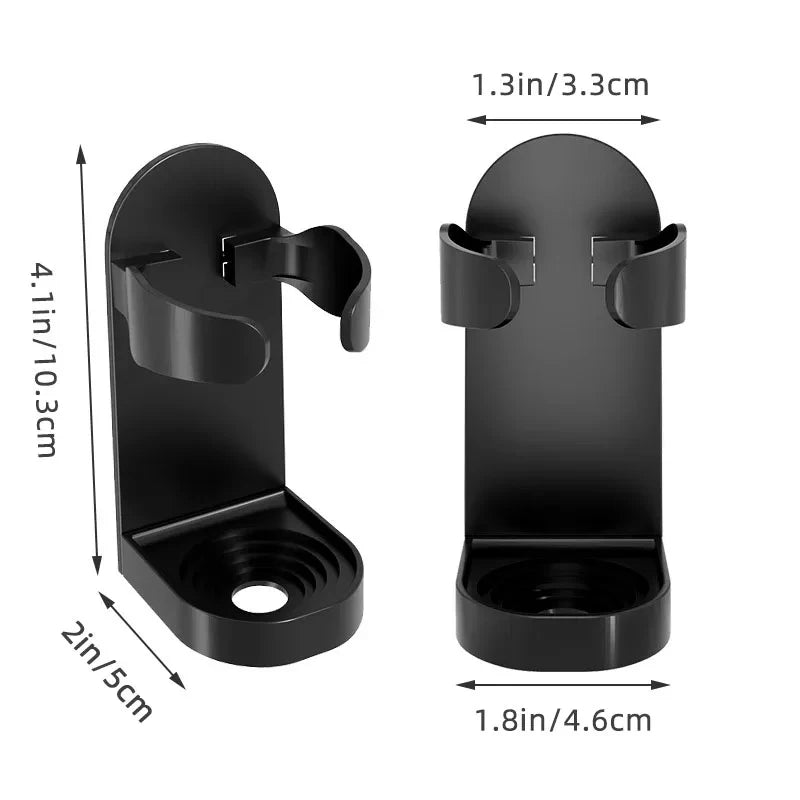 1Pcs Self Adhesive Razor Holder Punch-Free Wall Mounted Shaver Organizer Traceless Storage Rack for Toothbrush & Electric Sha