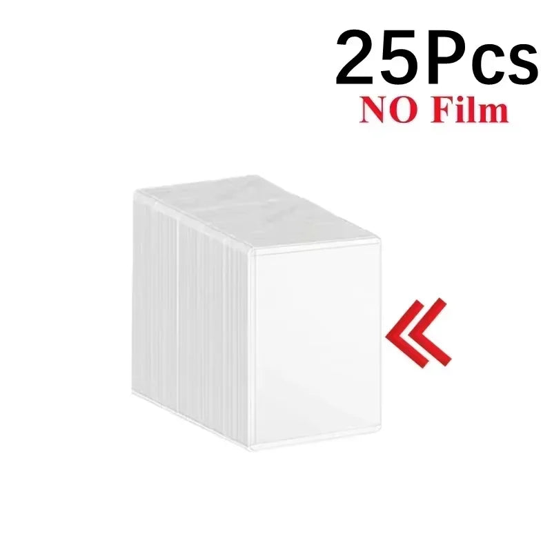Clear Photocard Sleeves – Acid-Free PVC Transparent Card Protectors for K-Pop, Trading Cards & Game Cards (10, 25 or 50-Pack)