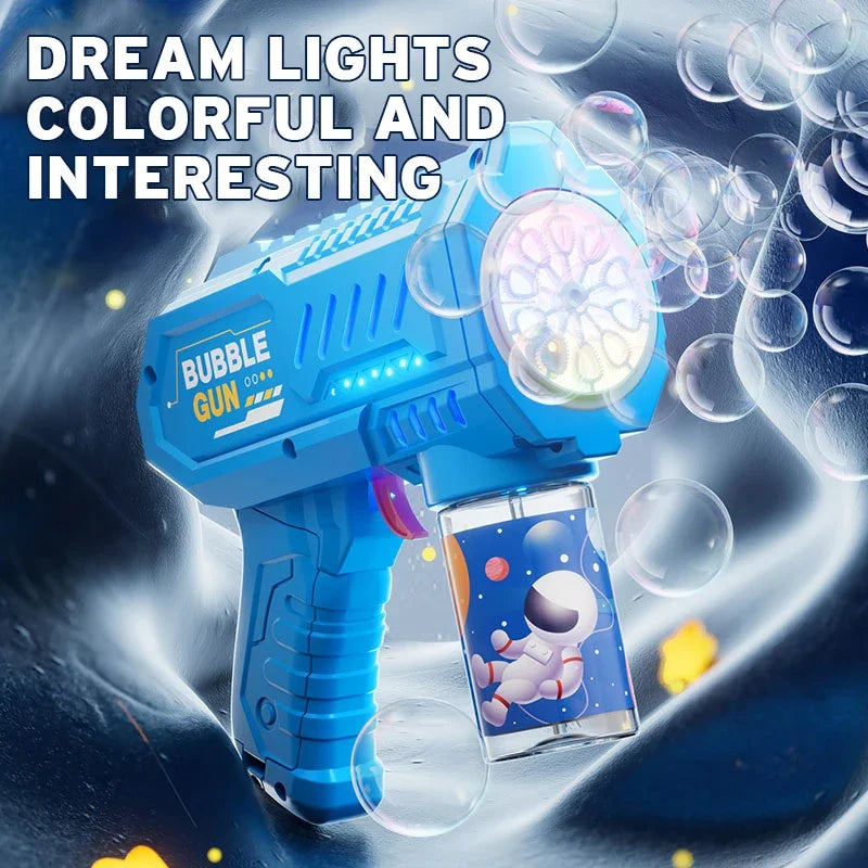 Rocket Bubble Gun – Fully Automatic Bubble Blaster for Kids & Outdoor Play