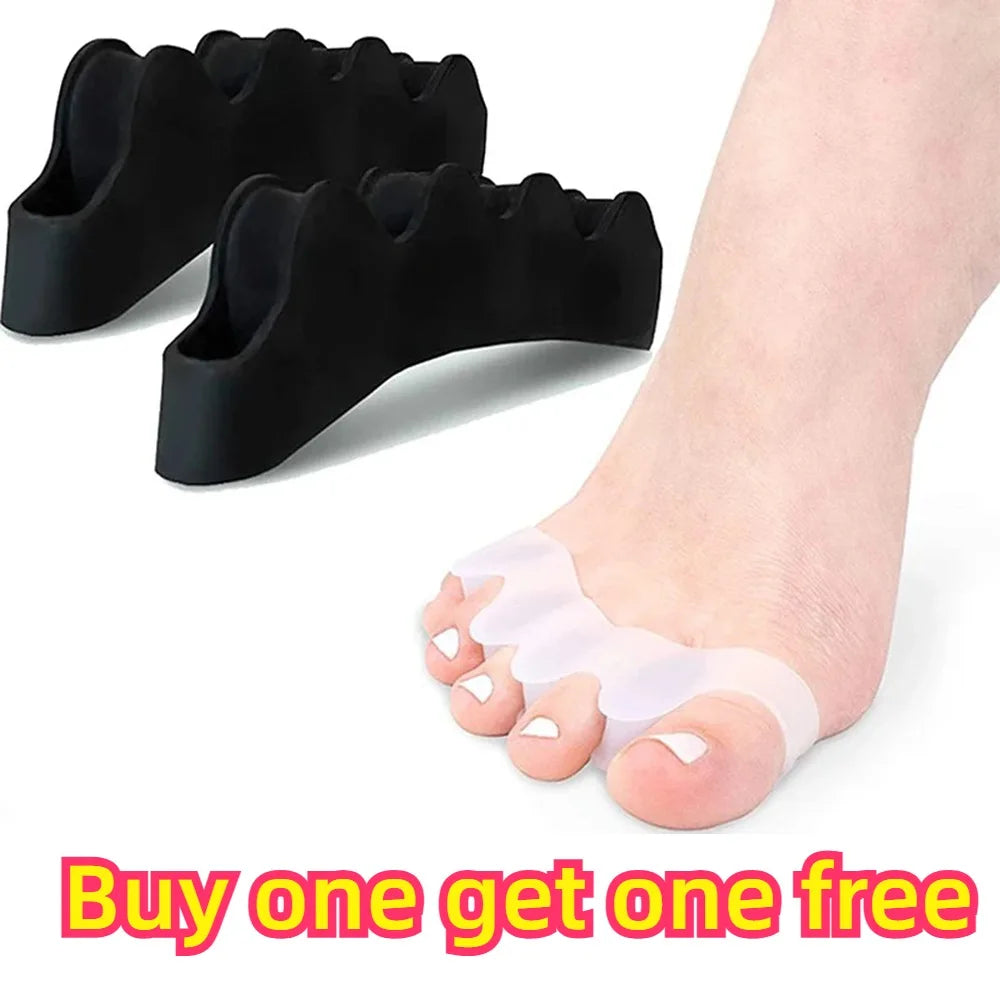 Soft Silicone Toe Separators – Gel Toe Spacers for Foot Relief