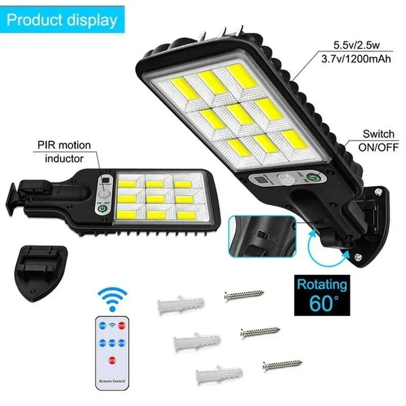 Solar Motion Sensor Garden Lights