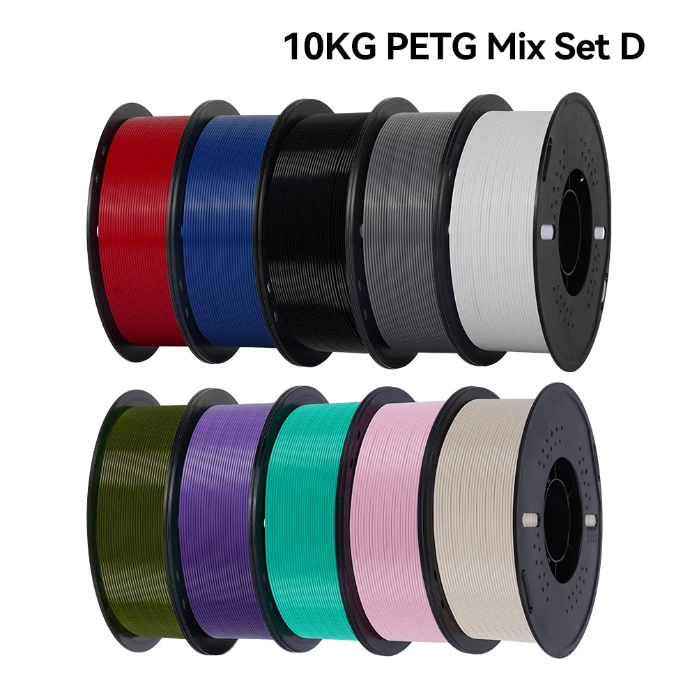 PETG 3D Printer Filament – 1.75mm, 10KG