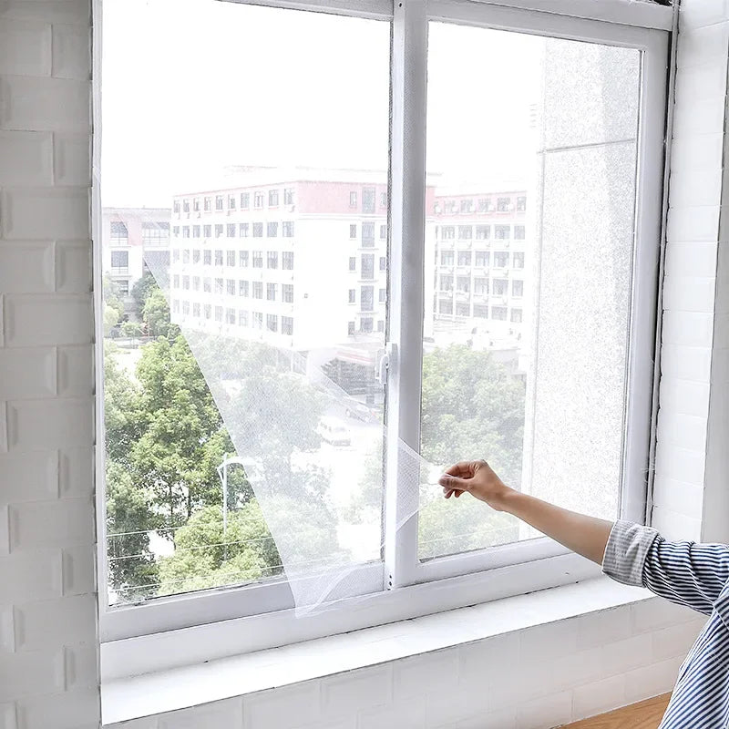 DIY Self-Adhesive Mosquito Net Screen for Windows & Doors