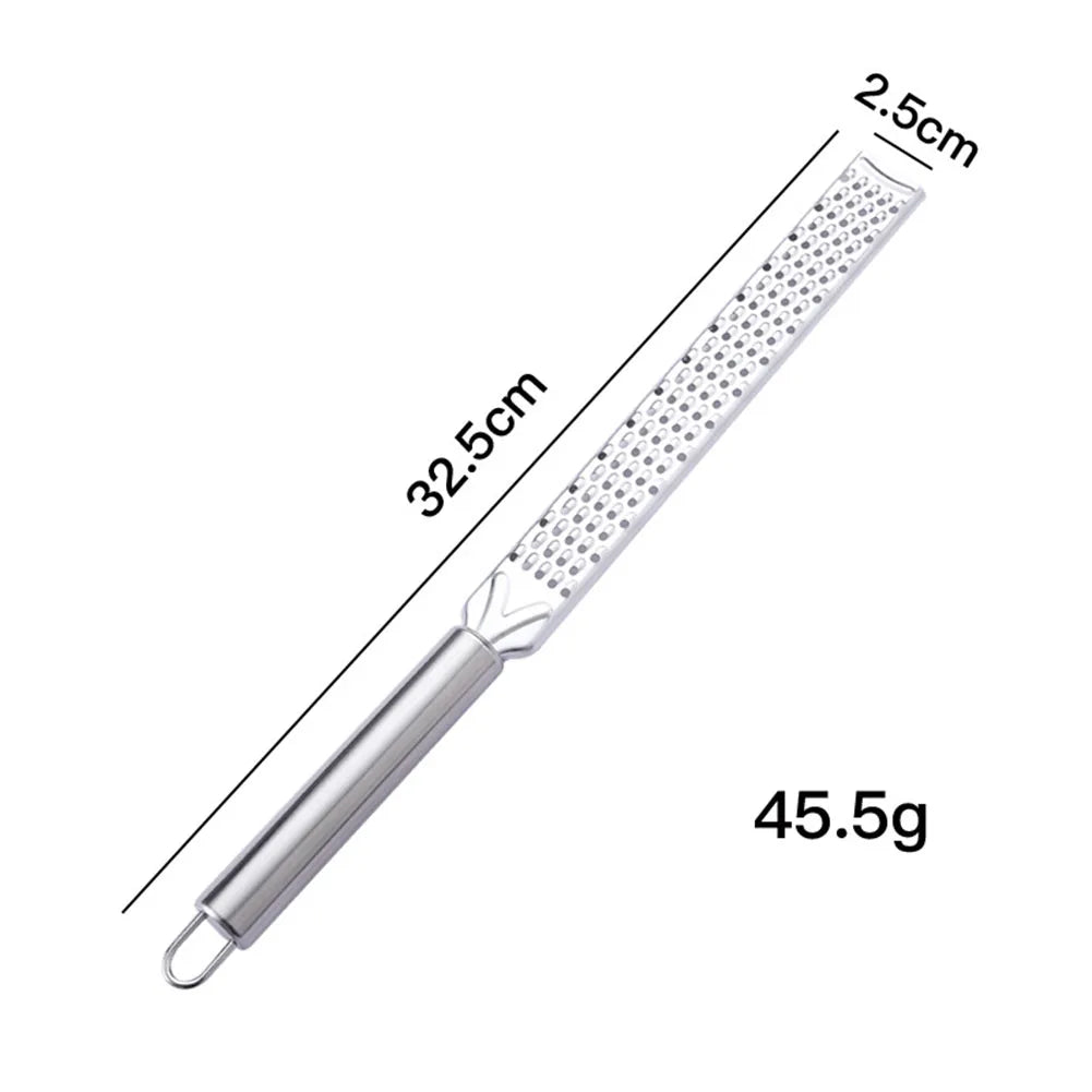 20cm Stainless Steel Grater for Lemon, Ginger, Garlic, Cheese & Chocolate