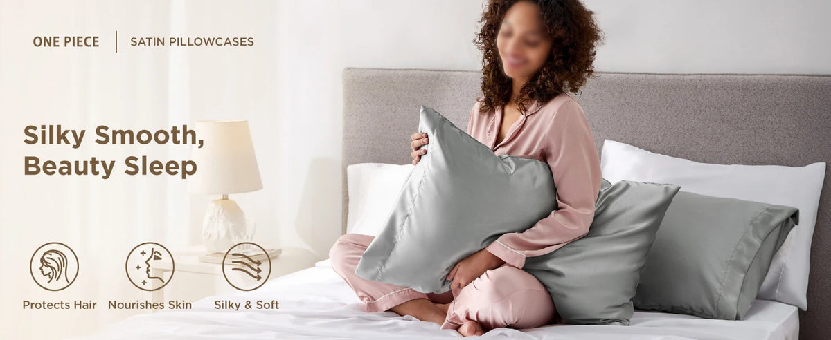 Cooling Satin Pillowcase Set - Smooth & Breathable (2-Pack)