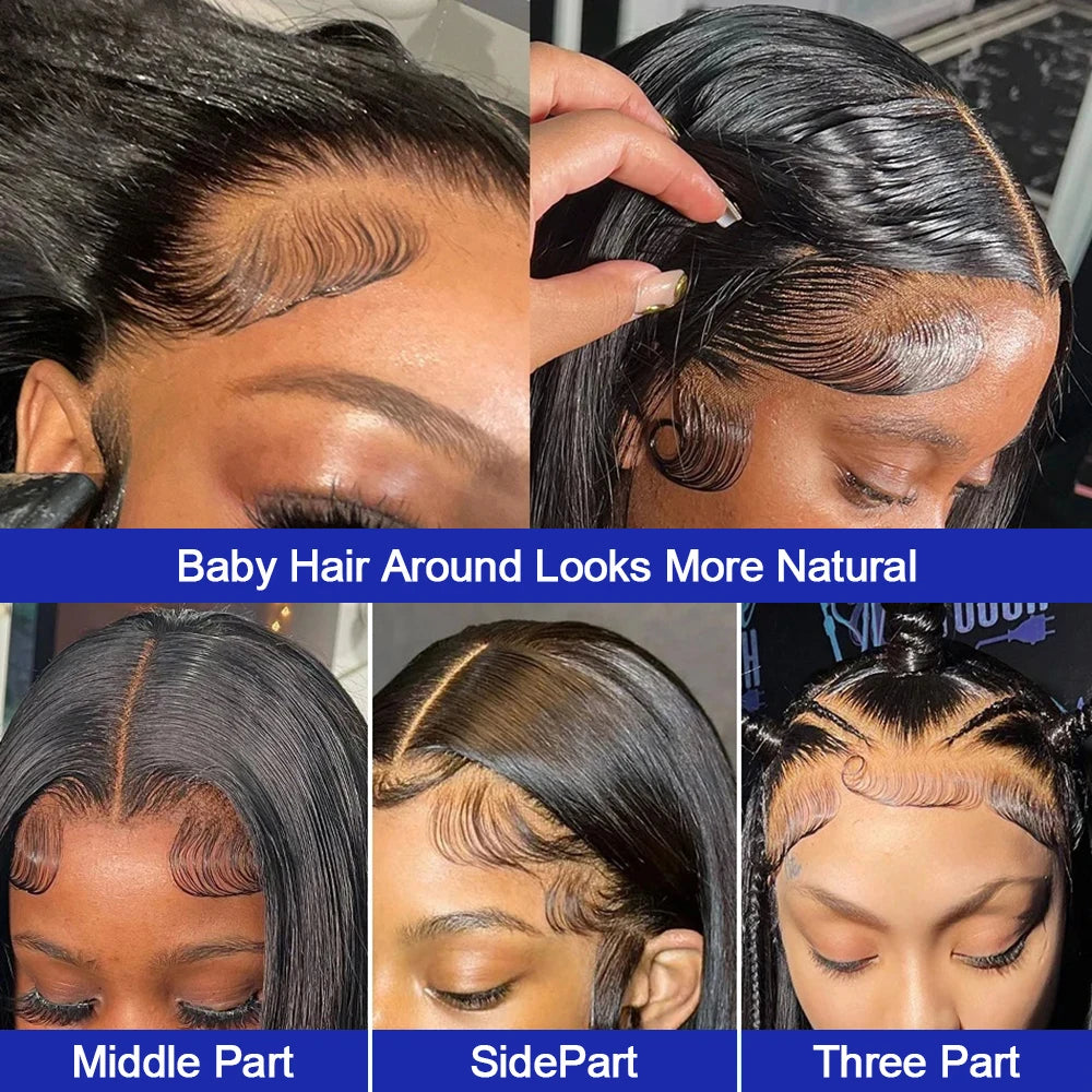 Bone Straight Lace Front Human Hair Wig
