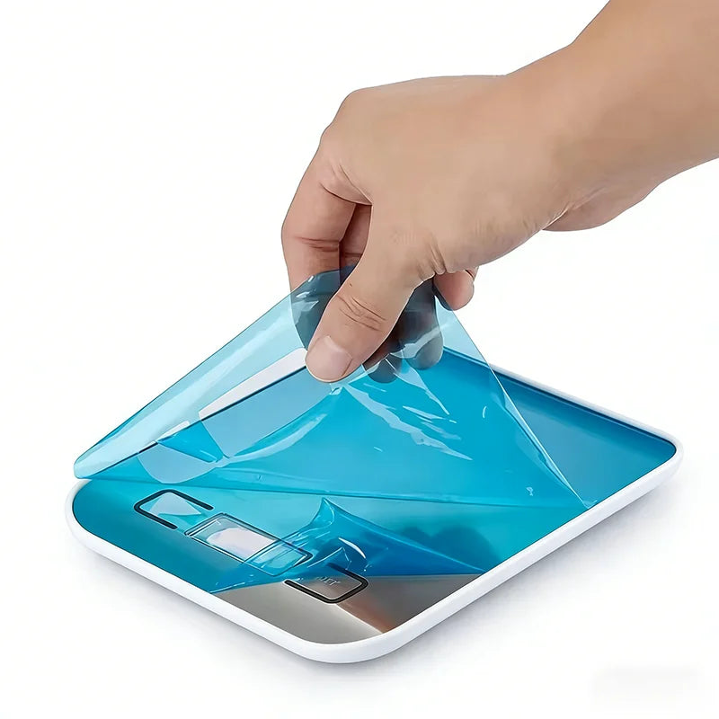 Digital Kitchen Scale 10/5kg-1g LED Display Stainless Steel Panel Electronic Scales for Home Food Snacks Weighing Baking Tool