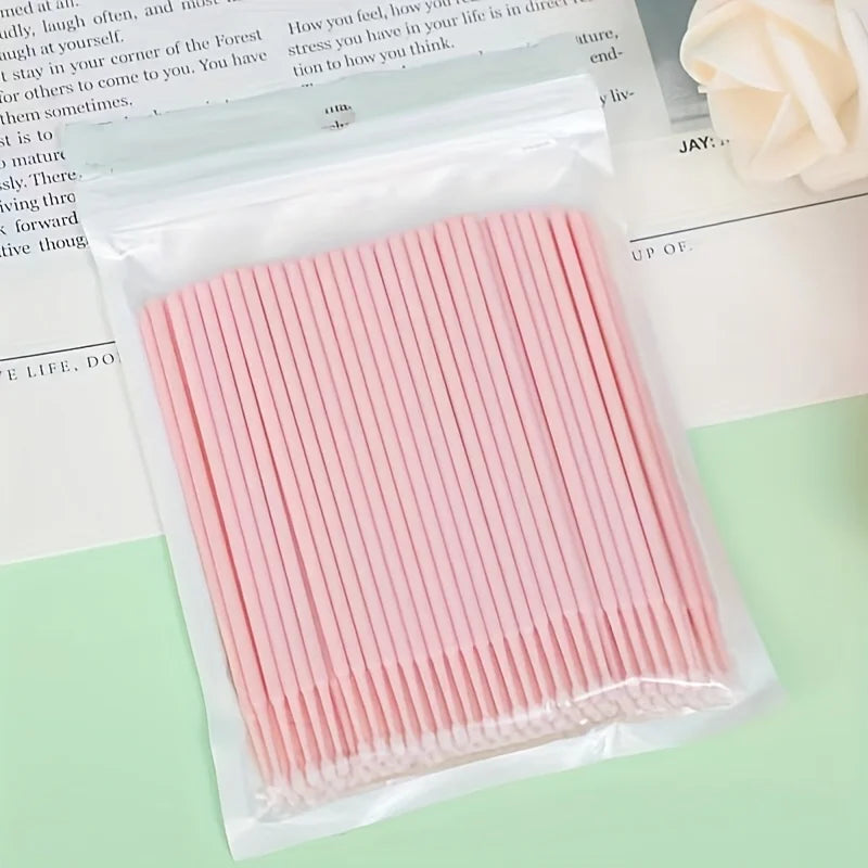 Disposable Micro Cotton Swabs 100-Pack