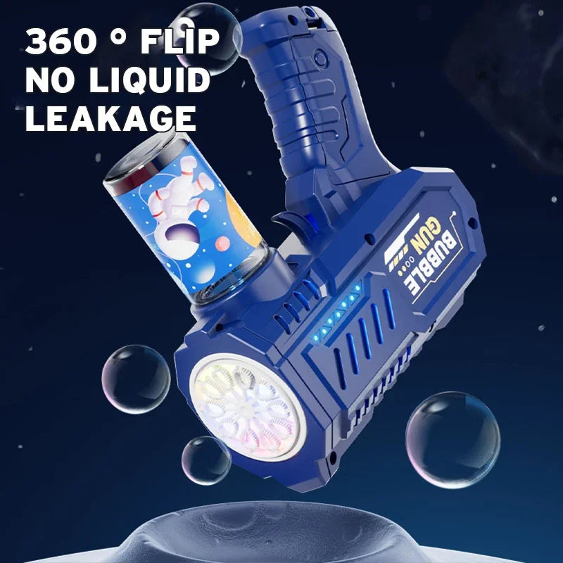 Rocket Bubble Gun – Fully Automatic Bubble Blaster for Kids & Outdoor Play