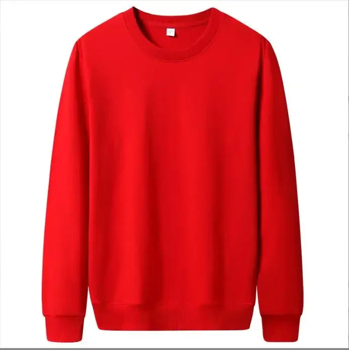 Men's Solid Color Pullover Hoodie