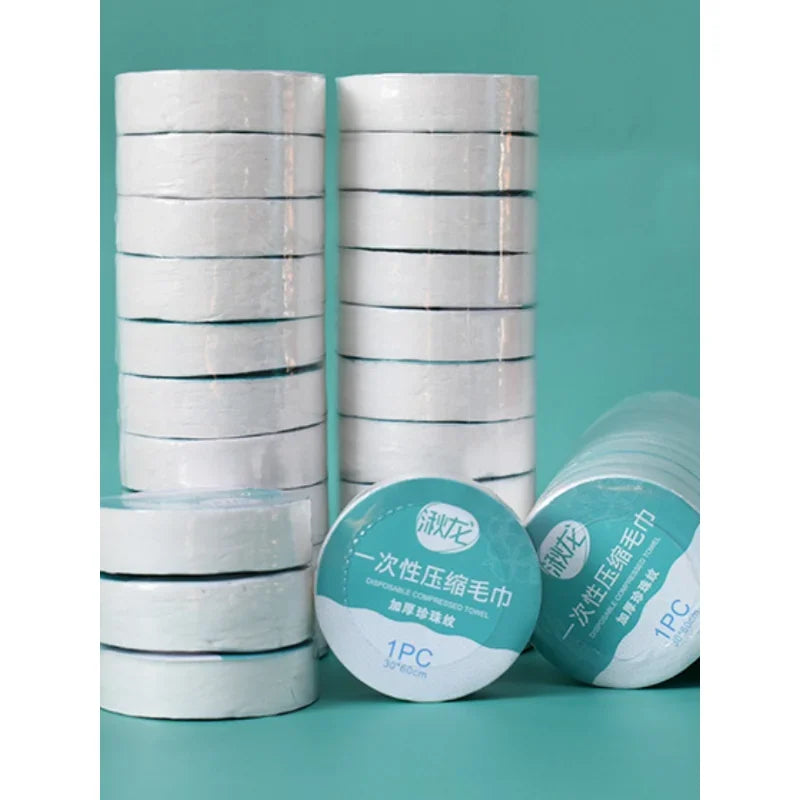 Compressed Disposable Travel Towels - Quick-Dry (10-Pack)