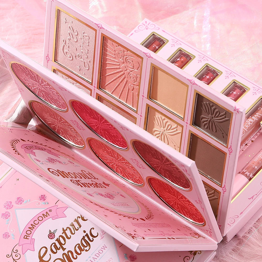 5-Layer All-in-One Makeup Book Palette – Complete Face & Eye Kit