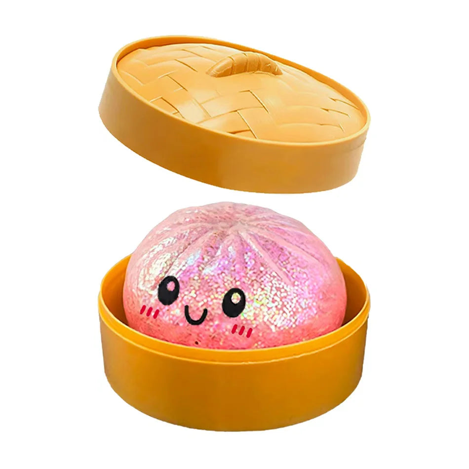 Glitter Dumpling Squishy – 6 Styles