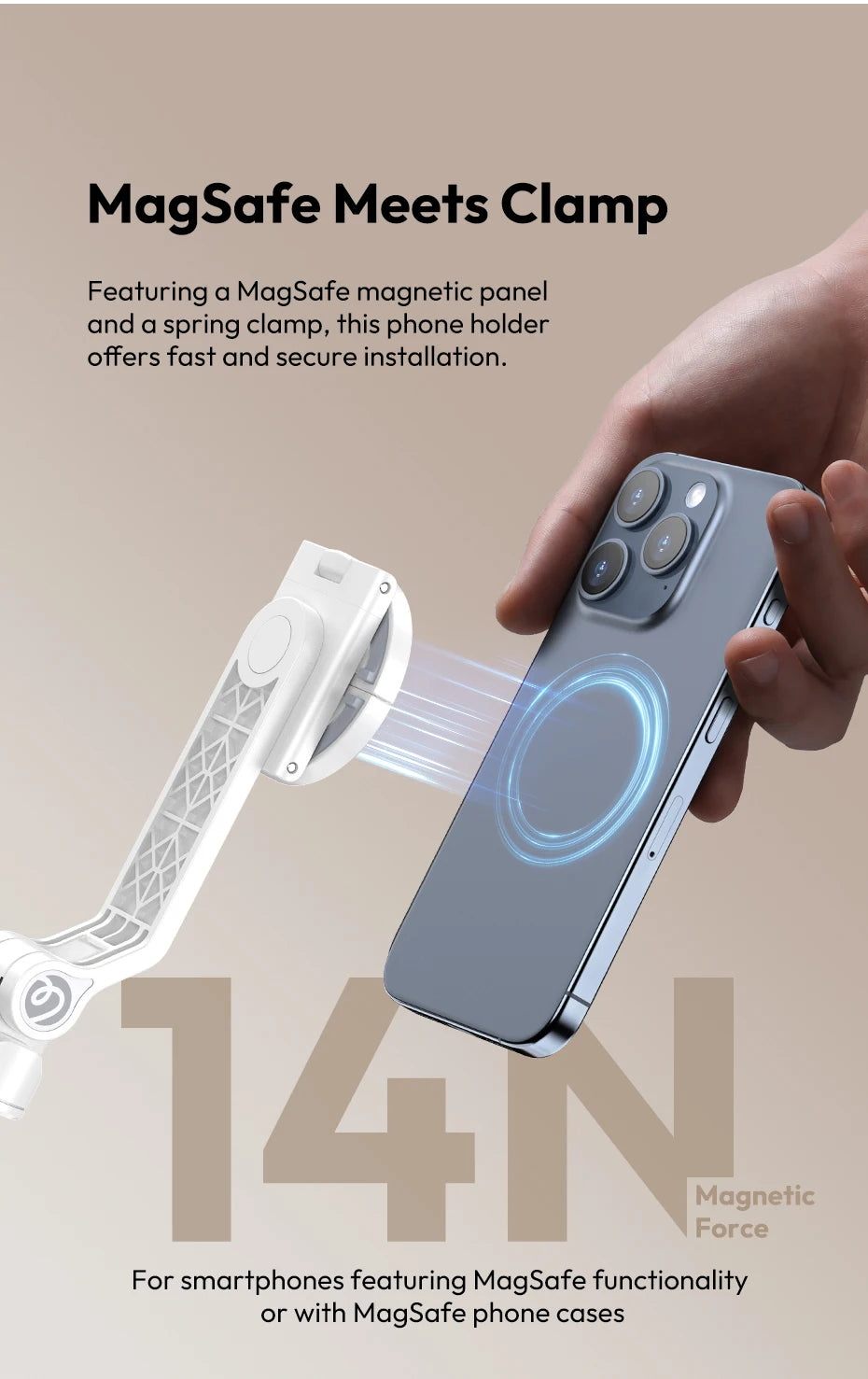 Overhead Phone Tripod with Remote
