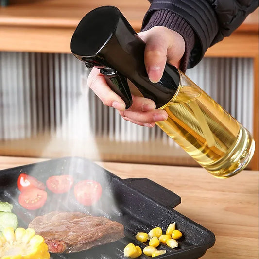 200/300/500ml Oil Spray Bottle BBQ Cooking Olive Oil Sprayer Plastic Baking Oil Spray Empty Bottle Vinegar Bottle Or Oil brus