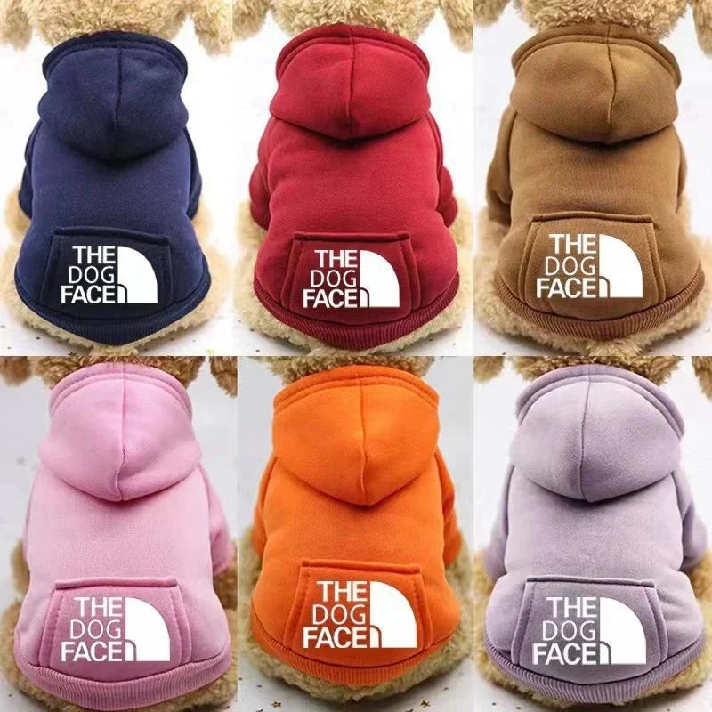 1pc Dog Hoodies Sweatshirt Jacket Warm Fashion Pet Coat Chihuahuas Bulldog Costume Puppy Pet Autumn