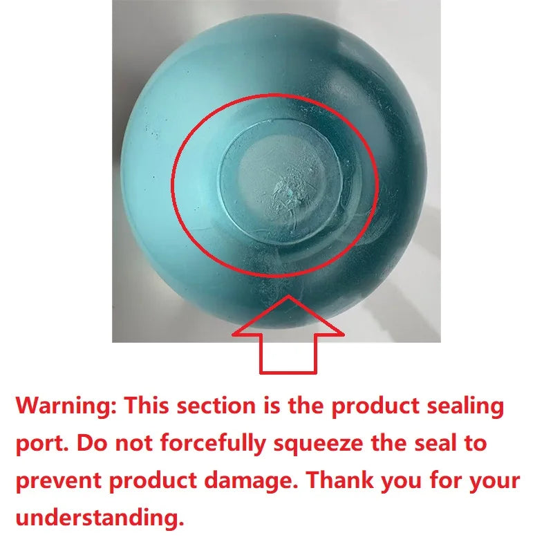 Blue Maltose Squishy Toys Anti Stress Sensory Fidgets Toy Soft Simulated Transparent Blue Maltose Slow-rebound Decompression 