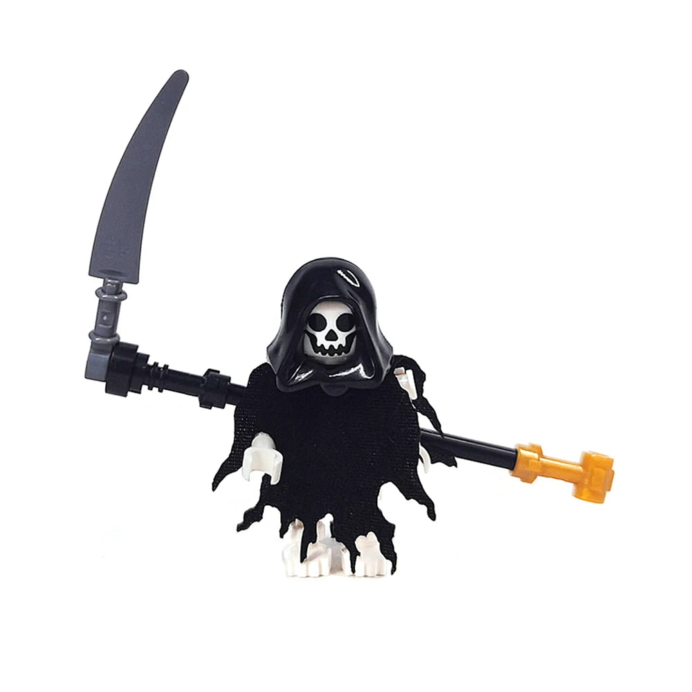 MOC Halloween Skeleton Army Mini Figure Building Blocks – DIY Toy Character & Ornament