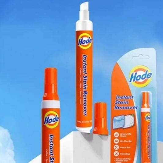 Portable stain remover pen with cap removed