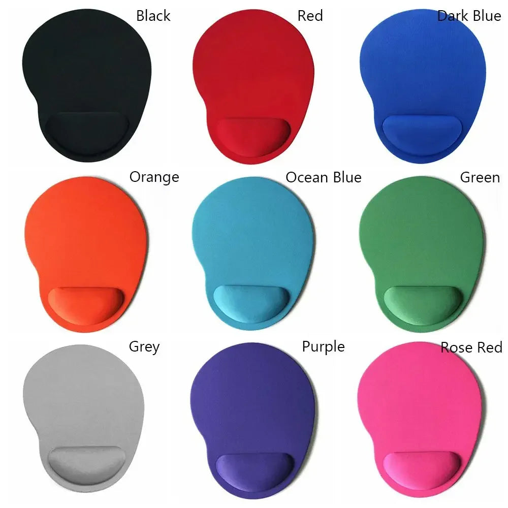 Ergonomic Memory Foam Wrist Rest Mouse Pad – Non-Slip Gel Support for Office & Gaming