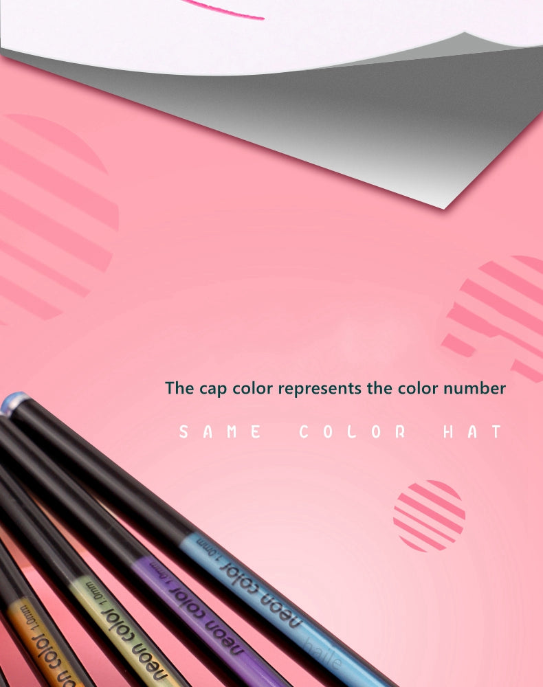 Kissbuty Glitter, Metallic, Pastel & Highlighter Gel Pens – 1.0mm Coloring Pens with Refills for Journaling, Art & Adult Colouring Books (12pcs)