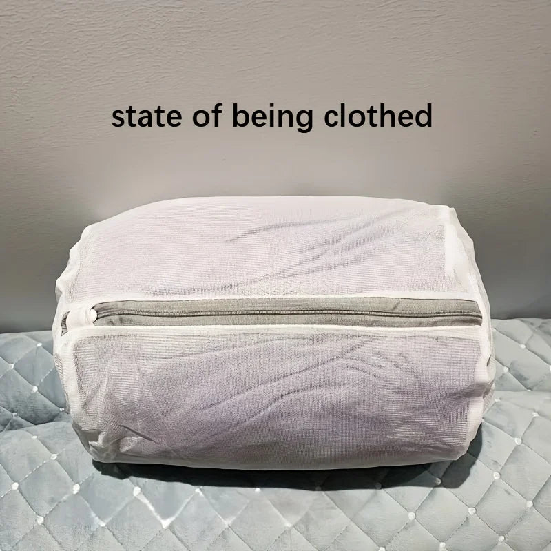 Versatile Shoe Washing Bag - Durable Mesh Laundry Bag for Sneakers, Running Shoes, Socks & Bras with Zipper Closure, Laundry 