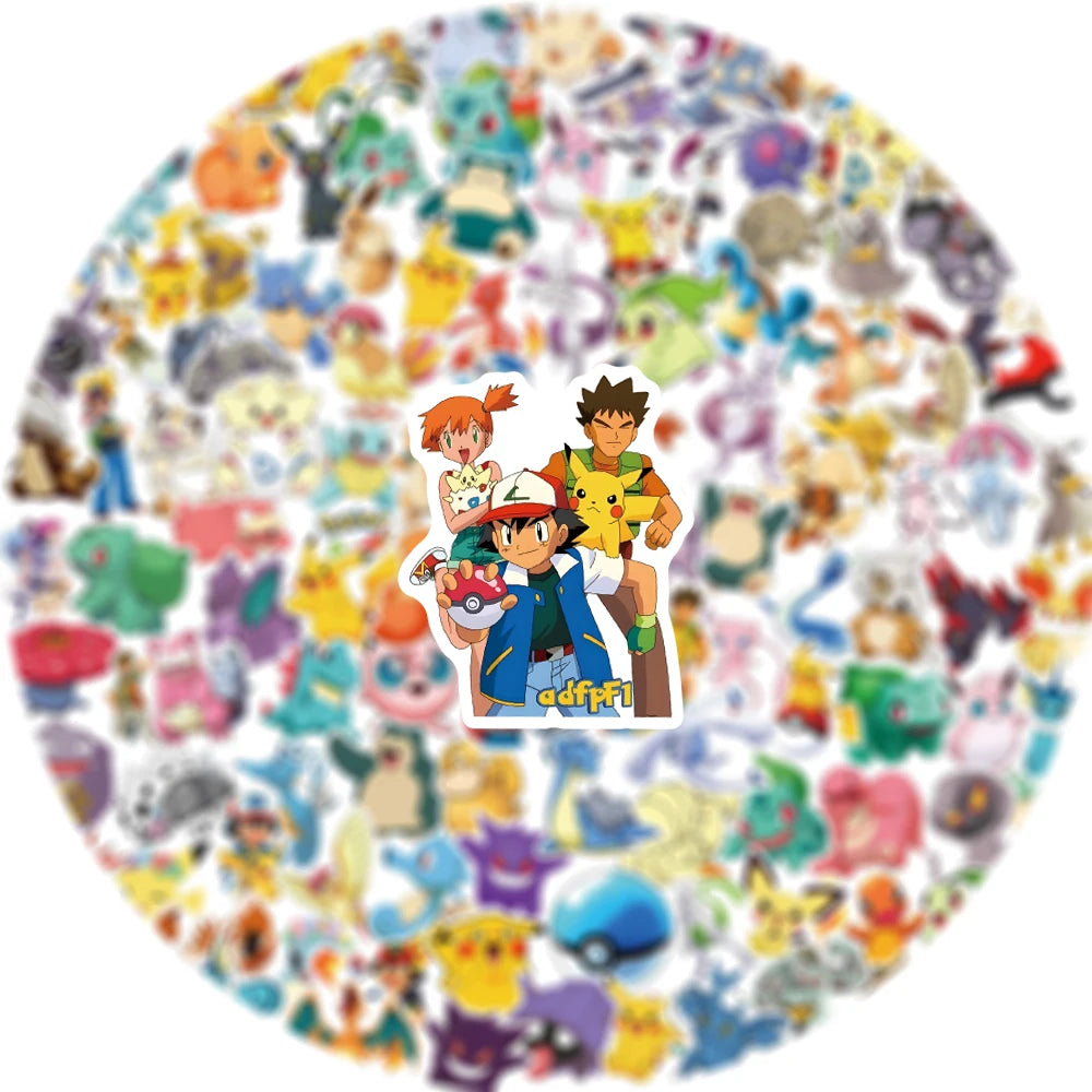 Pokémon Anime Sticker Pack – Kawaii