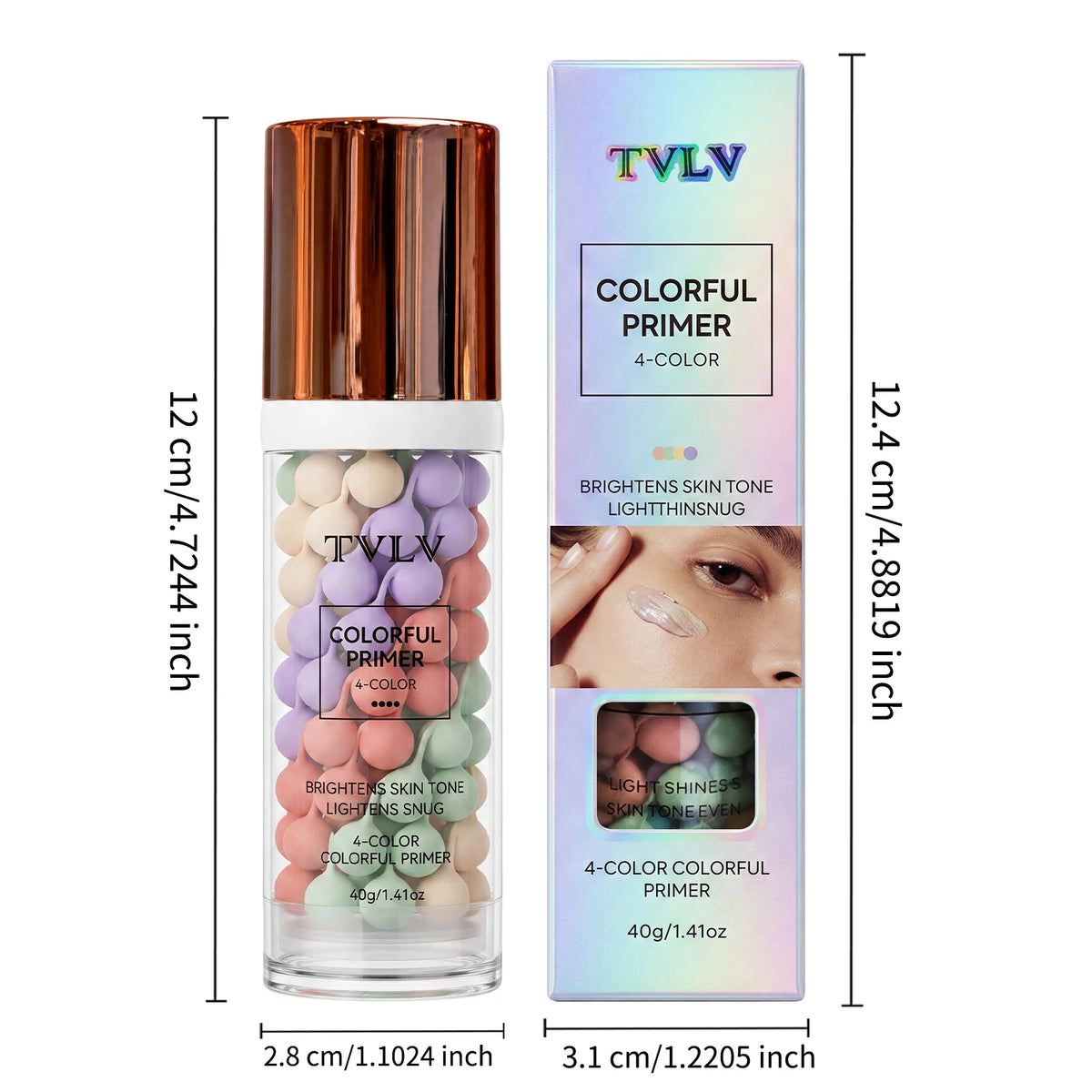 Four Color Makeup Primer – Waterproof & Sweat Proof Base