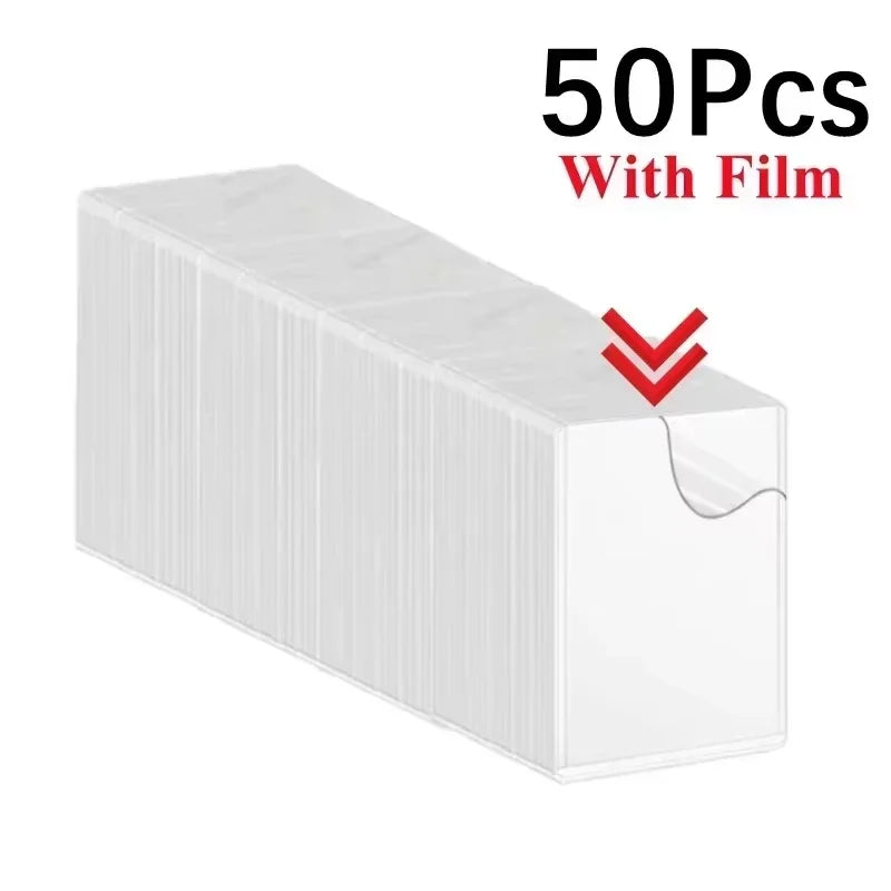 Clear Photocard Sleeves – Acid-Free PVC Transparent Card Protectors for K-Pop, Trading Cards & Game Cards (10, 25 or 50-Pack)