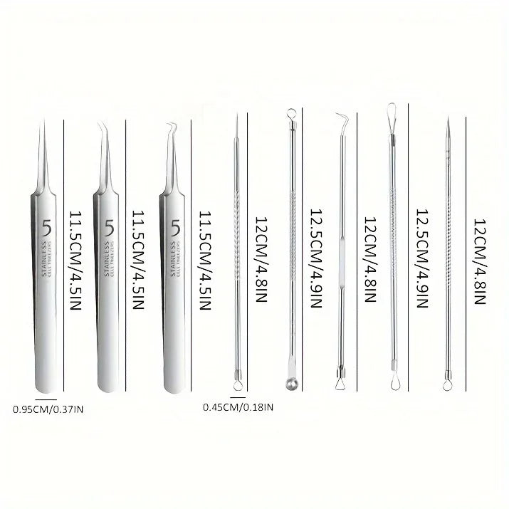 Blackhead Remover Tool Set – Stainless
