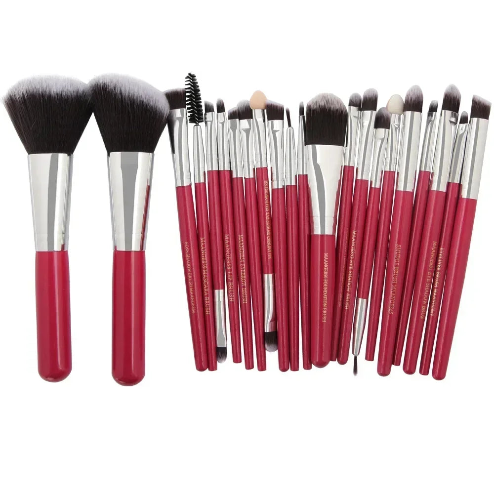 Professional Makeup Brush Set – 3, 13 & 22-Piece Eyeshadow & Face Kits