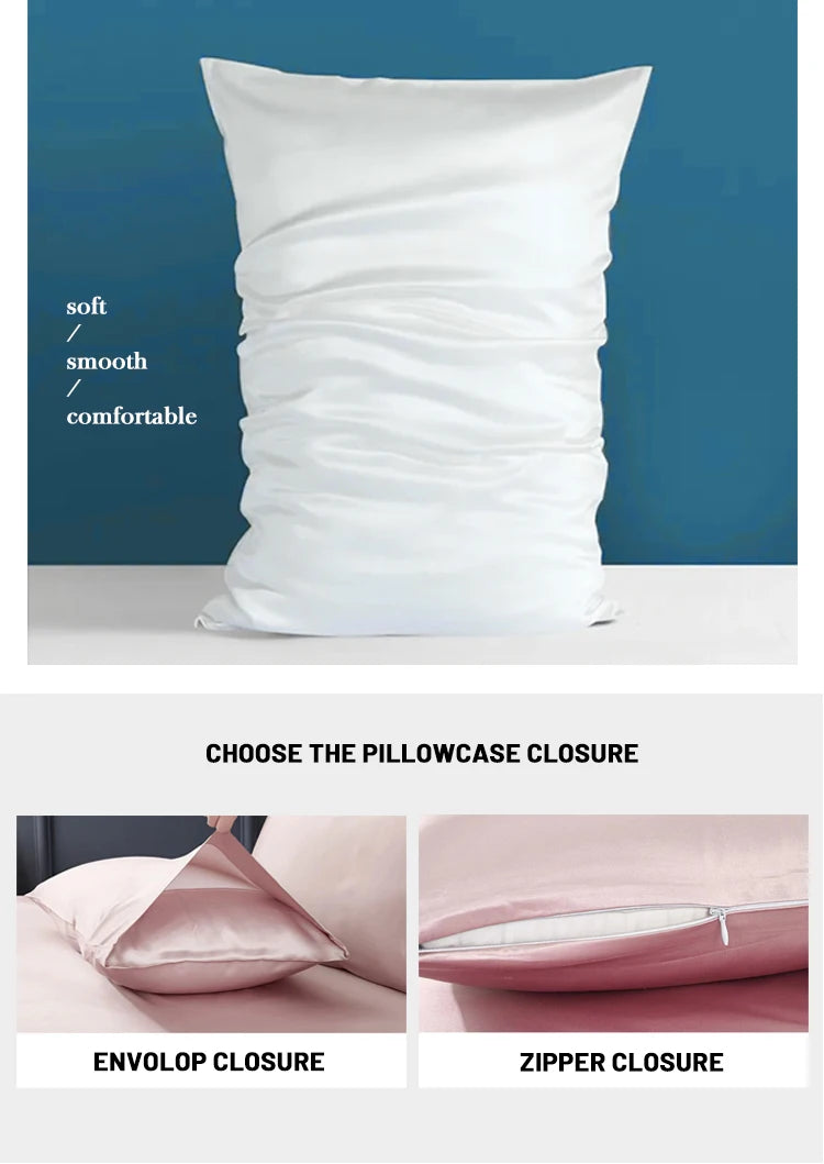 100% Mulberry Silk Pillowcase - OEKO-TEX Certified