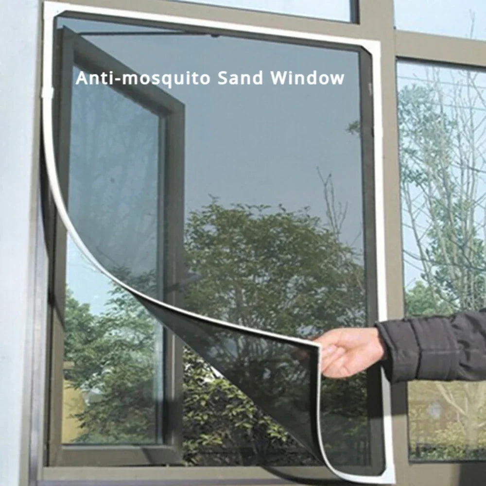 DIY Self-Adhesive Mosquito Net Screen for Windows & Doors