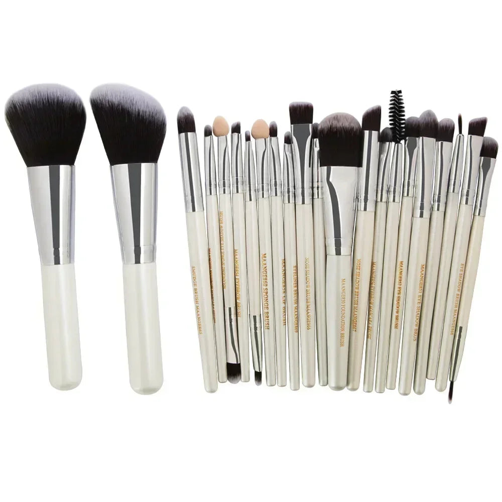Professional Makeup Brush Set – 3, 13 & 22-Piece Eyeshadow & Face Kits