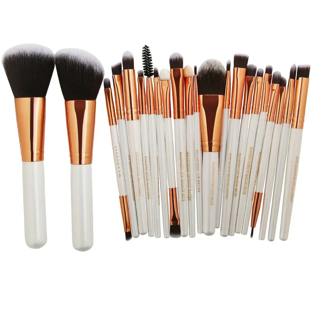 Professional Makeup Brush Set – 3, 13 & 22-Piece Eyeshadow & Face Kits