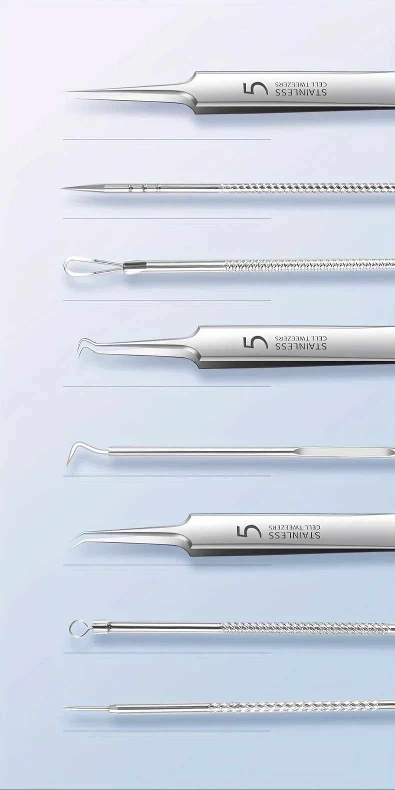 Blackhead Remover Tool Set – Stainless