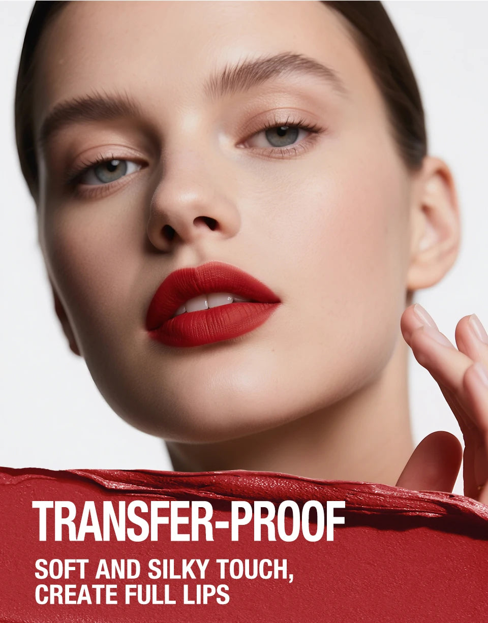 2-in-1 Waterproof Lipliner & Lipstick Pen – Long-Lasting Velvet Lip Color