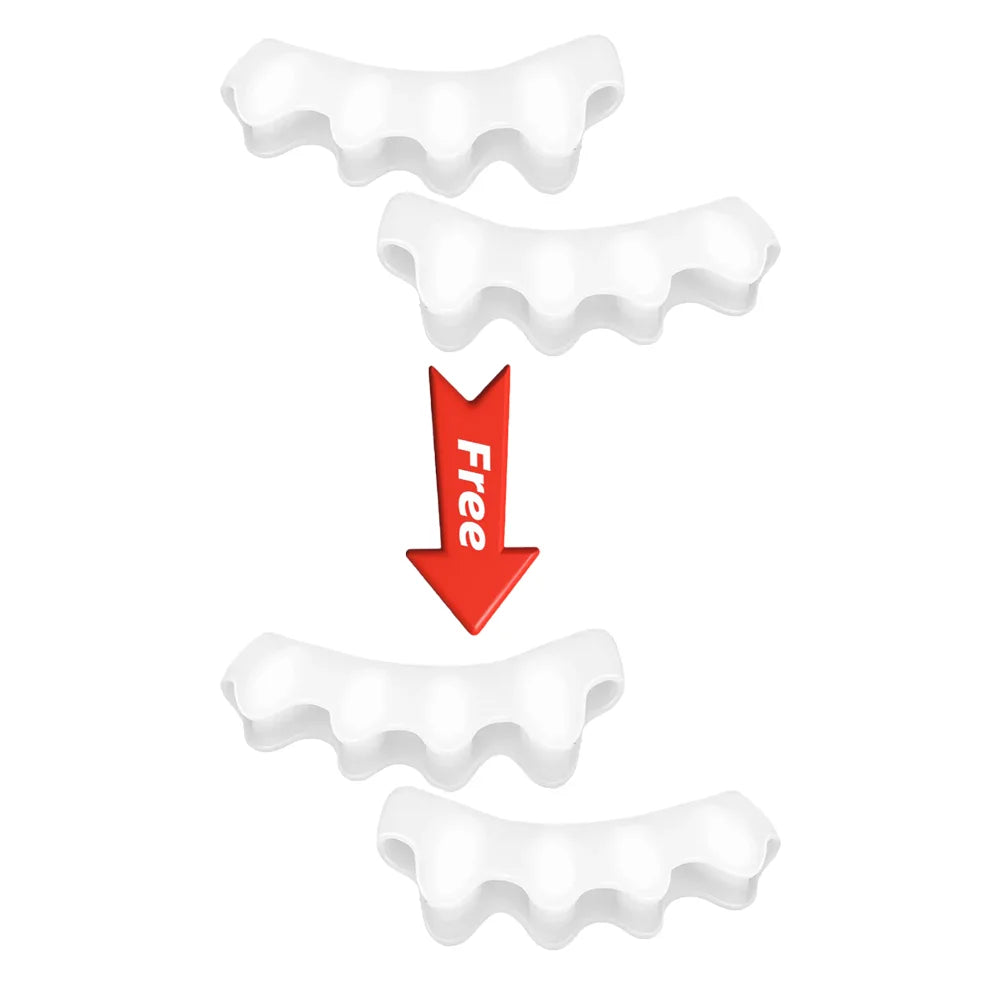 Soft Silicone Toe Separators – Gel Toe Spacers for Foot Relief